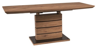 Valgomojo stalas Signal Meble Leonardo Oak, 1600-2200x900x760 mm