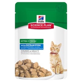 Влажный корм для кошек (консервы) Hill's Science Plan Kitten Cat Food w/ Fish 85g