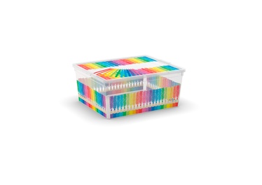 Ящик Kis, 18 л, многоцветный, 40 x 34 x 17 см