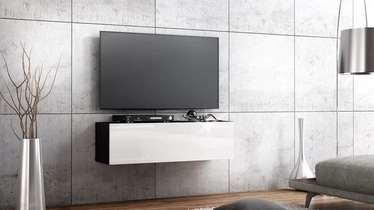 TV galds Pro Meble Arsenal White/Black, 1050x320x300 mm
