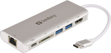 Sandberg USB-C Dock HDMI/LAN/SD/USB.61W