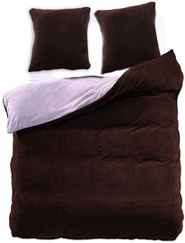 Комплект постельного белья DecoKing, коричневый/серый, 135x200