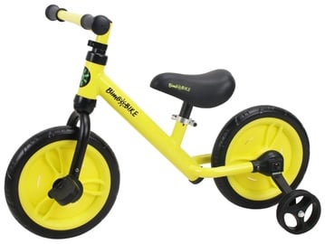 Детский велосипед Bimbo Bike 2in1 Bike 75908, черный/желтый, 11″
