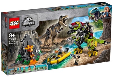 Konstruktors LEGO Jurassic World T. rex pret dinozaurrobotu 75938, 716 gab.