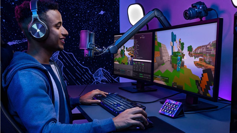 Ringhäälingu konsool Elgato Stream Deck MK.2, must