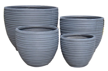 Puķu pods LT13793-4S, pelēka, Ø 550 mm