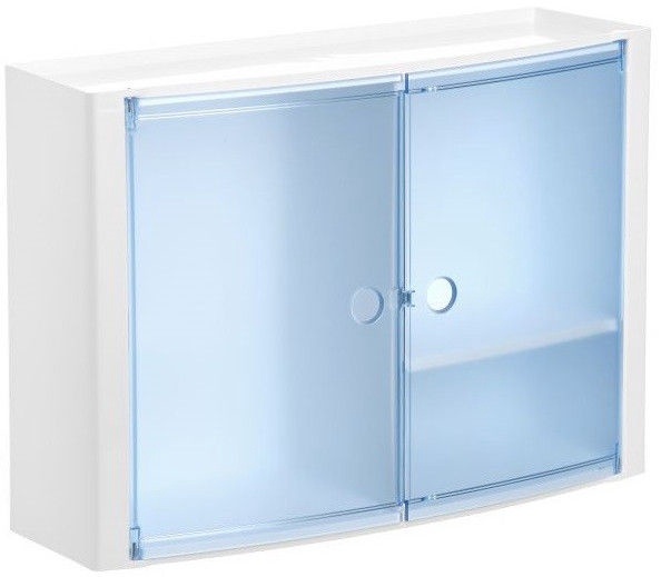 Подвесной шкафчик для ванной Tatay, синий, 17 см x 46 см x 32 см