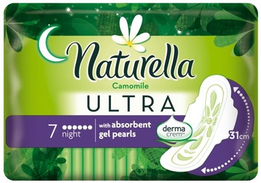 Higiēniskās paketes Naturella Ultra Night Camomile, Normal, 7 gab.