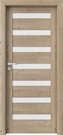 Полотно межкомнатной двери Porta D7 PORTAVERTE D7, правосторонняя, дубовый, 203 x 64.4 x 4 см