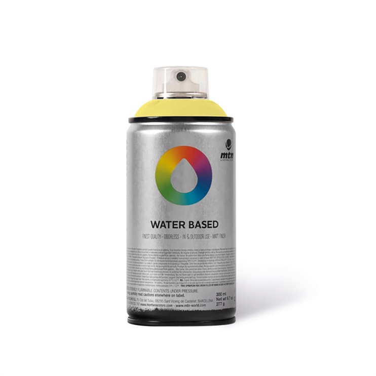 Aerosola krāsa Montana Water Based, preču zīmes, balta, 0.3 l
