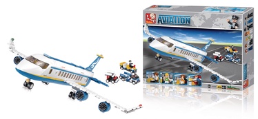 Konstruktorius Sluban Aviation Passenger Plane Building Kit M38-B0366, 463 vnt.