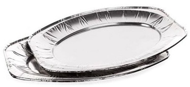 Skārds - grils Tray Set Silver, 33.5 cm x 23.5 cm