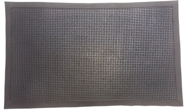 Придверный коврик Domoletti Rpn 008, черный, 450 мм x 750 мм x 8 мм