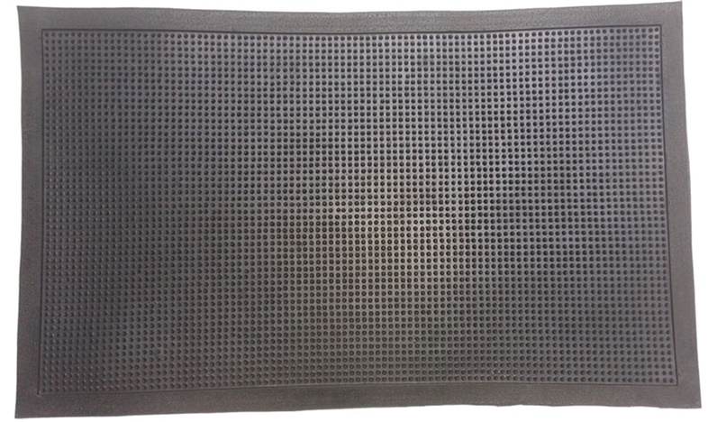Придверный коврик Rpn 008, черный, 450 мм x 750 мм x 8 мм