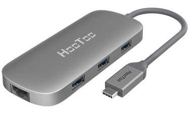 HooToo USB-C USB 3.0 HDMI LAN Hub Space Grey