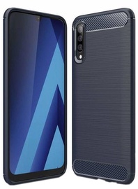 Hurtel Carbon Back Case For Samsung Galaxy A70 Blue