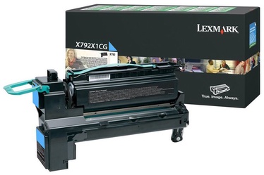 Lazerinio spausdintuvo kasetė Lexmark X792X1CG Cyan