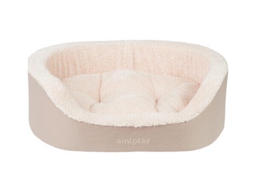Кровать для животных Amiplay Aspen, песочный, 450x540 мм