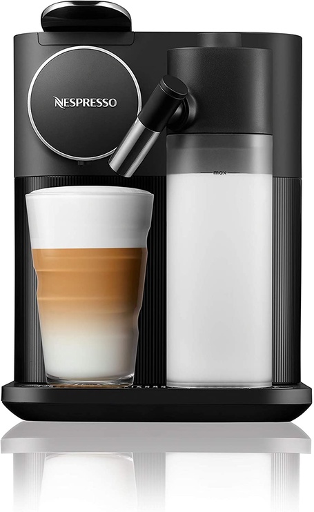 Kapsulas kafijas automāts Nespresso Gran Lattissima Black, melna