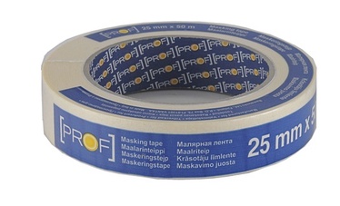 Малярный скотч Prof, 50 м x 2.5 см