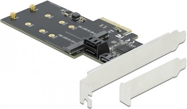 Delock 3xSATA + 2xM.2 PCI Express x4 Card LPF