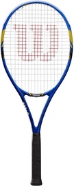 Теннисная ракетка Wilson, синий/белый/желтый