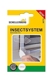 Крепежная деталь москитной сетки Schellenberg Insectstop Magnetic 50775, белый, 15.3 x 2.2 см