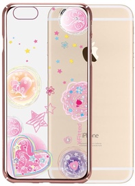 X-Fitted Pink Dream Swarovski Crystals Back Case For Apple iPhone 6/6s Rose Gold