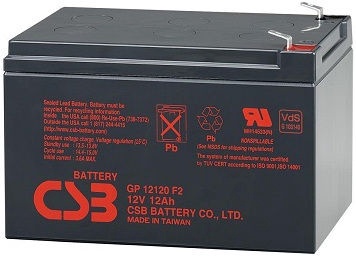 UPS akumulators CSB, 0.012 Ah