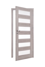 Siseukseleht PerfectDoor Erie ERIE 01, parempoolne, hall tamm, 203.5 x 64.4 x 4 cm