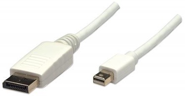 Manhattan Monitor Cable Mini Displayport to Displayport White 1m
