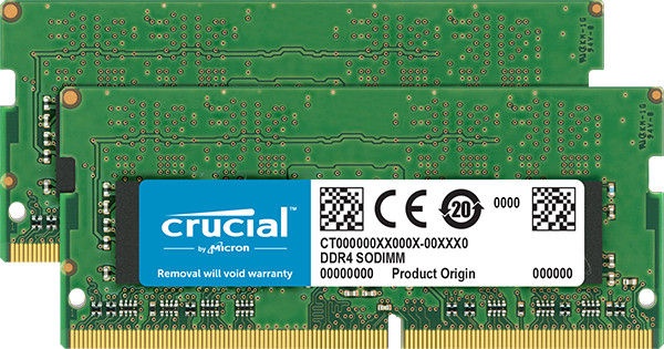 Operatīvā atmiņa (RAM) Crucial CT2K16G4SFD8266, DDR4 (SO-DIMM), 32 GB, 2666 MHz