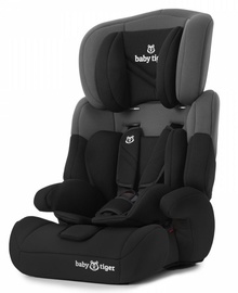 Автомобильное сиденье Baby Tiger Mali, черный/серый, 9 - 36 кг