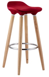 Home4you Abba Bar Stool Dark Red