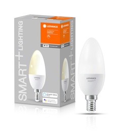 Лампочка Ledvance LED, B38, теплый белый, E14, 5 Вт, 470 лм
