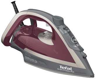 Утюг Tefal Smart Protect Plus FV6870E0, красный/серый