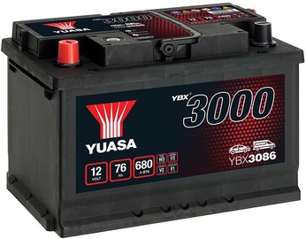 Аккумулятор Yuasa YBX3086, 12 В, 76 Ач, 680 а