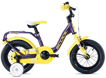 Vaikiškas dviratis Scool niXe Alloy 12" Purple