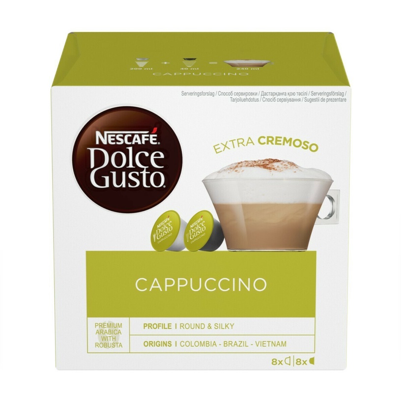 Kohvikapslid Nescafe, 0.186 kg, 16 tk