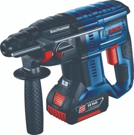 Bosch GBH18V-20 Cordless Rotary Hammer with 2x4Ah Batteries + GAL 18V-40