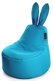 Кресло-мешок Qubo Baby Rabbit Wave Blue Pop Fit, голубой, 120 л