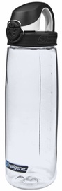 Dzeramā ūdens pudele Nalgene OTF, caurspīdīga/melna, 0.65 l