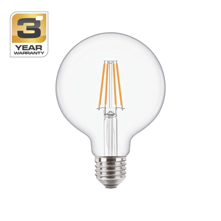 Лампочка Standart LED, теплый белый, E27, 7 Вт, 806 лм