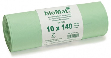 Bio kompostējami atkritumu maisi BioMat, 150 l, 5 gab.