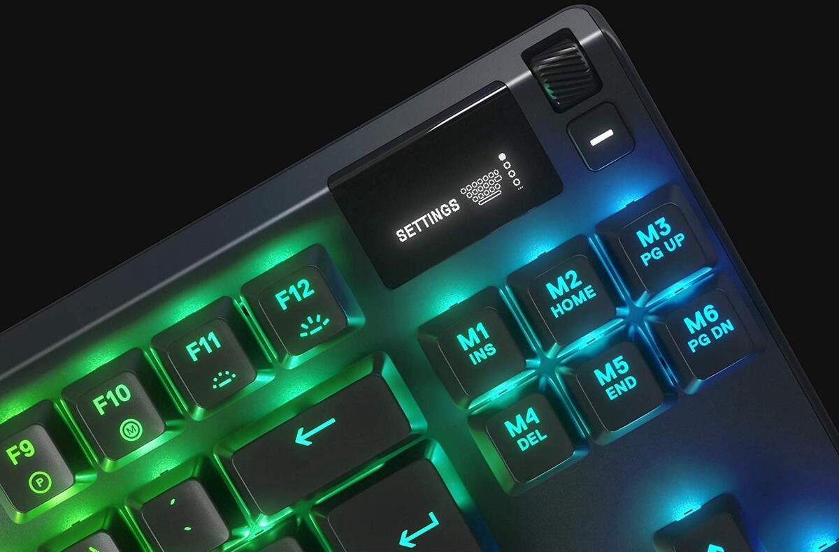 SteelSeries APEX 7 TKL Mechanical Gaming Keyboard Blue Black ...