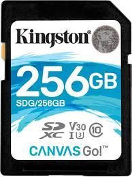 Kingston SDXC Canvas Go 256GB 90R/45W