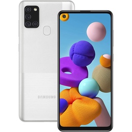 Мобильный телефон Samsung Galaxy A21s, серебристый, 3GB/32GB