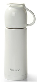 Fissman Angel Double Wall Vacuum Bottle 350ml White