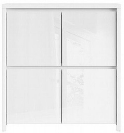 Black Red White Chest Kaspian White/Gloss