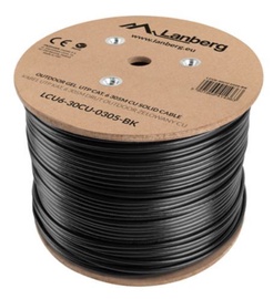 Laidas Lanberg CAT 6 UTP, 305 m, juoda